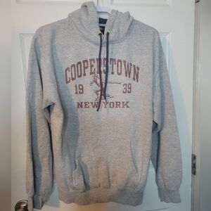 Prairie Mountain Hoodie Medium Cooperstown New York Baseball Athletic Casual